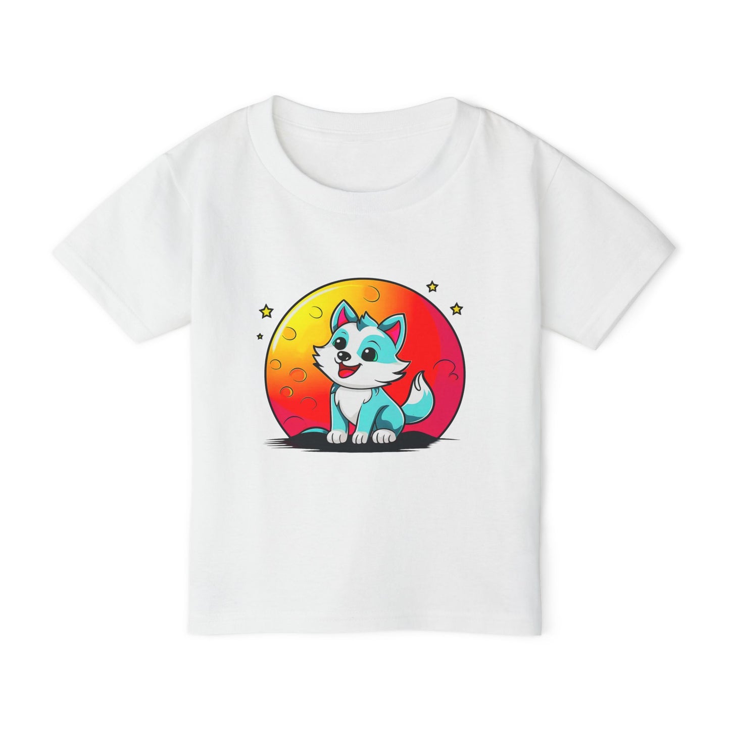 Wolf Pup Full Moon - Toddler T-Shirt
