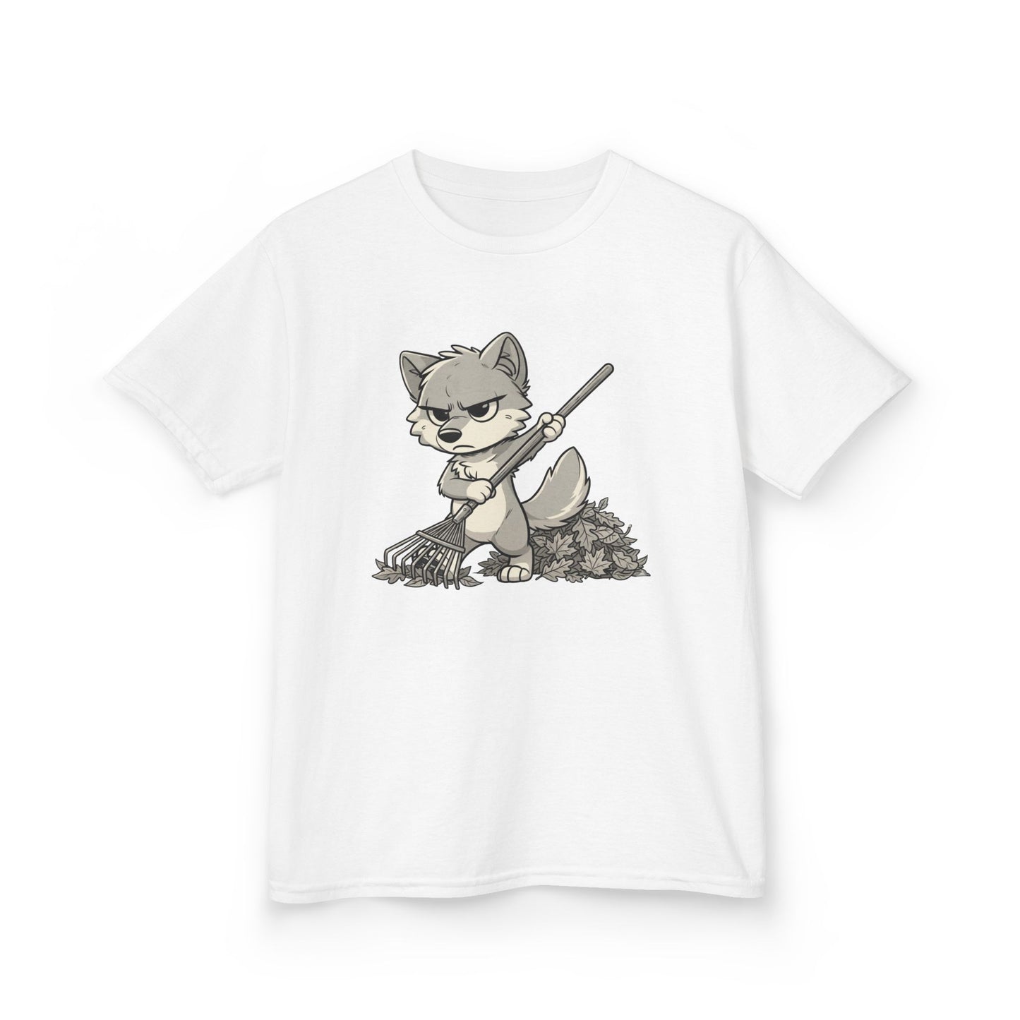 Grumpy Wolf Kid—Rake the Yard