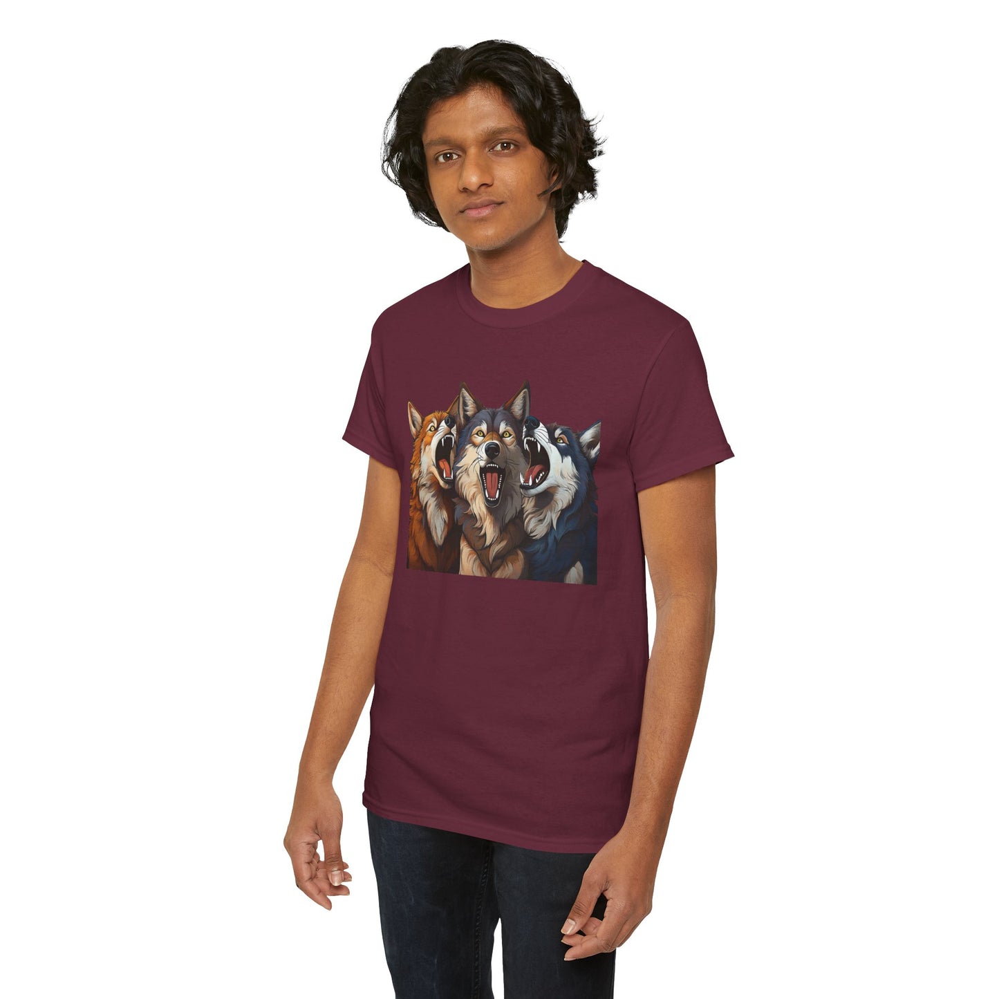 SINGING TRIO of WOLVES - T SHIRT
