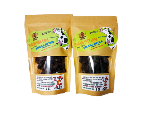 Wolf Daddy's Howling Beef Liver Small Bites COMBO
