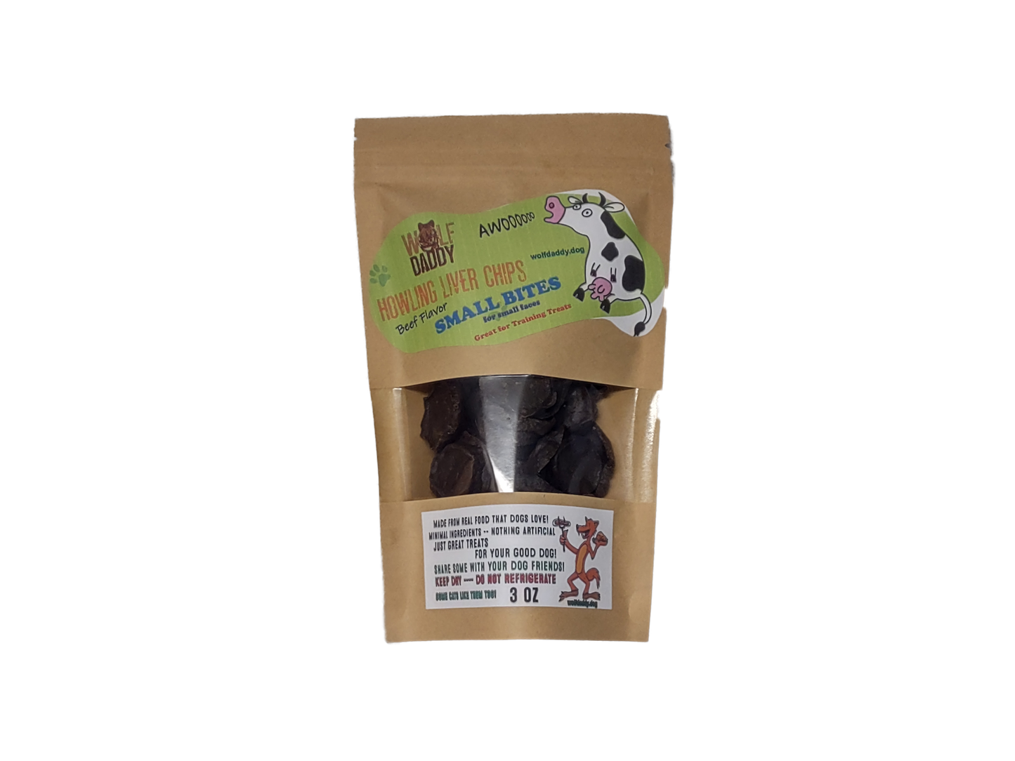 Wolf Daddy's Beef Liver Small Bites