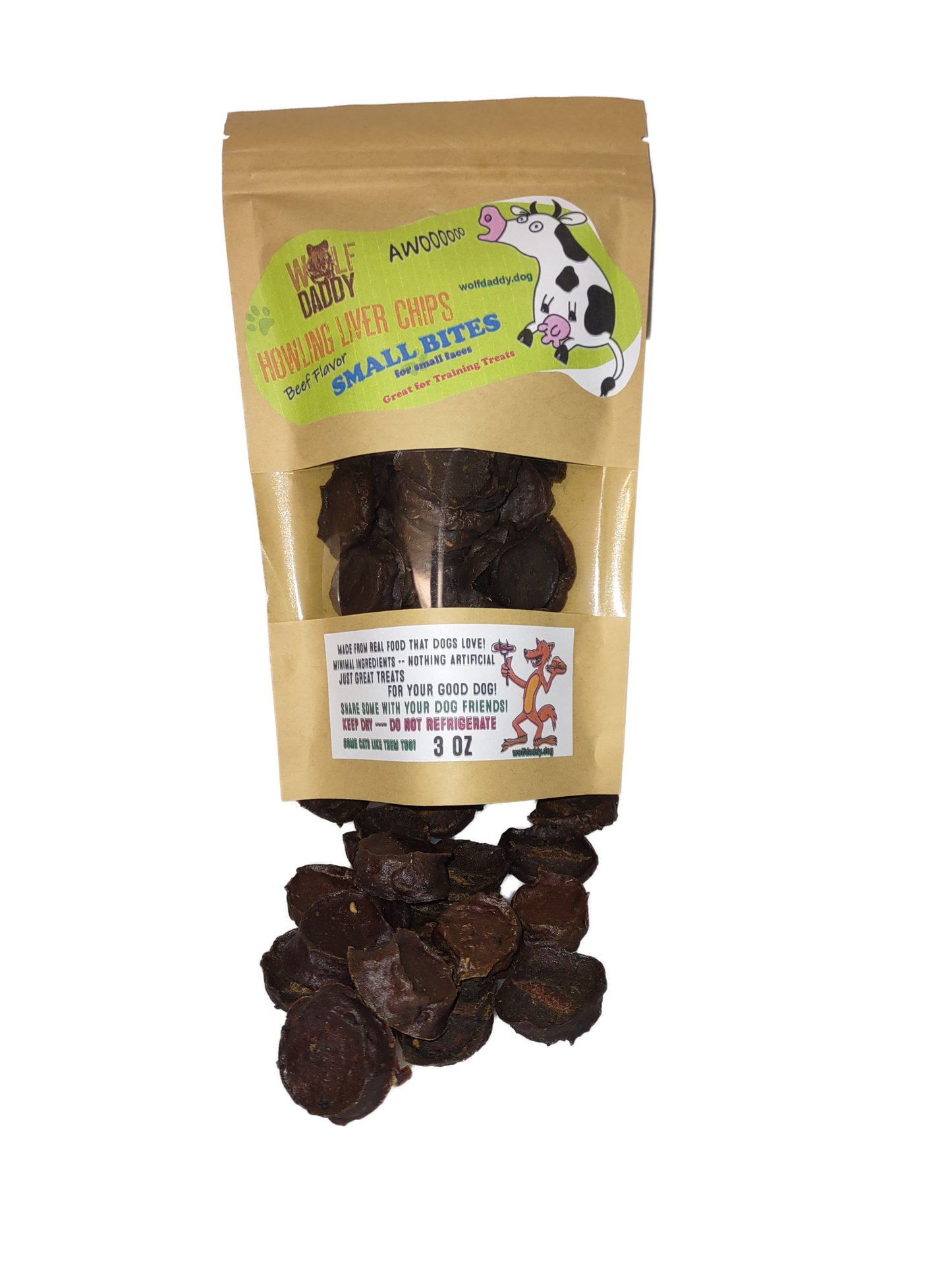 Wolf Daddy's Beef Liver Small Bites