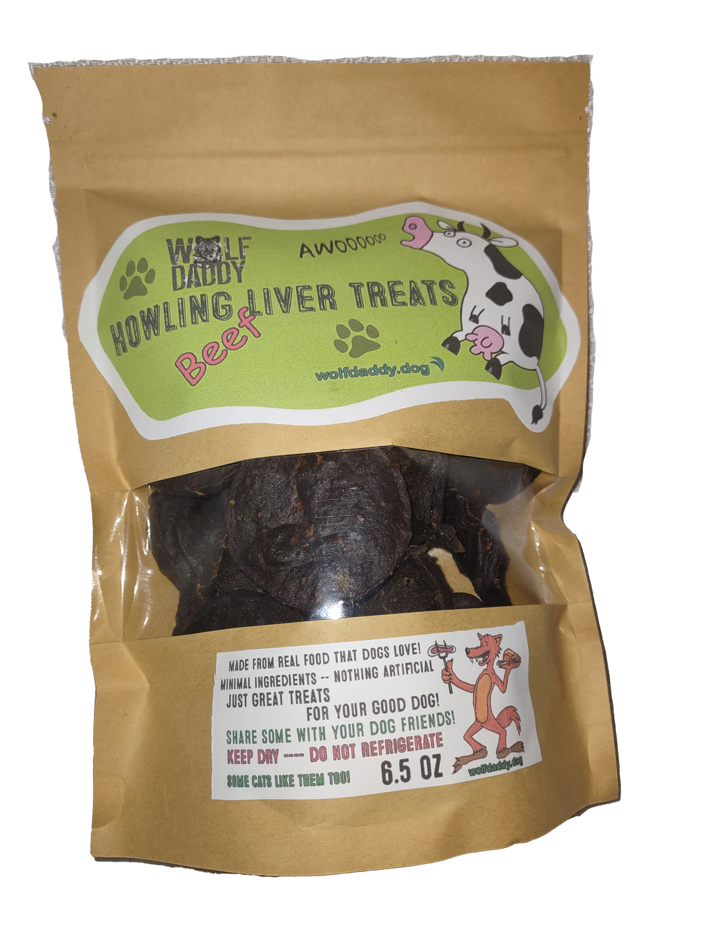 Wolf daddy's Howling Beef Liver Treats