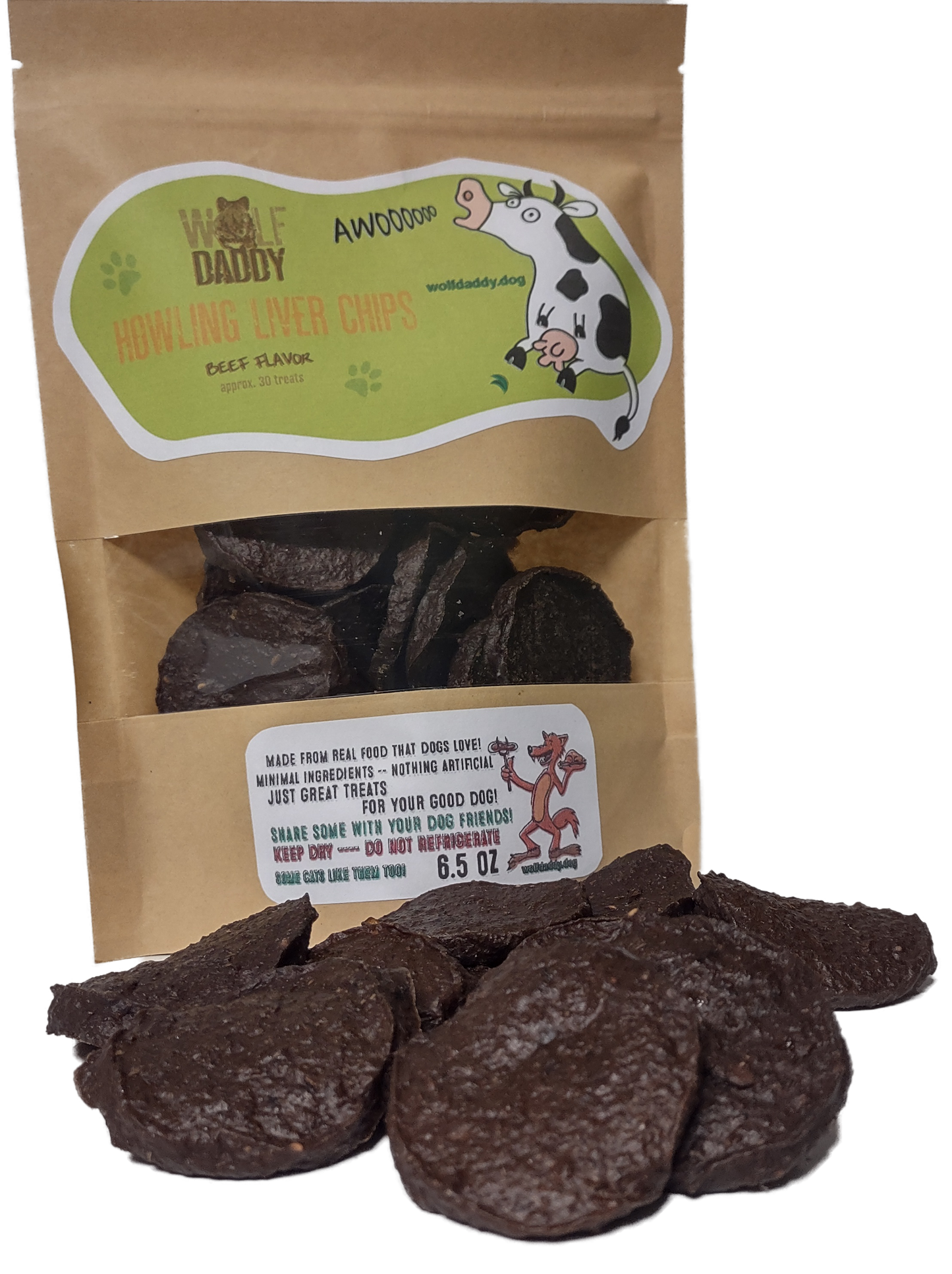 Wolf daddy's Howling Beef Liver Treats