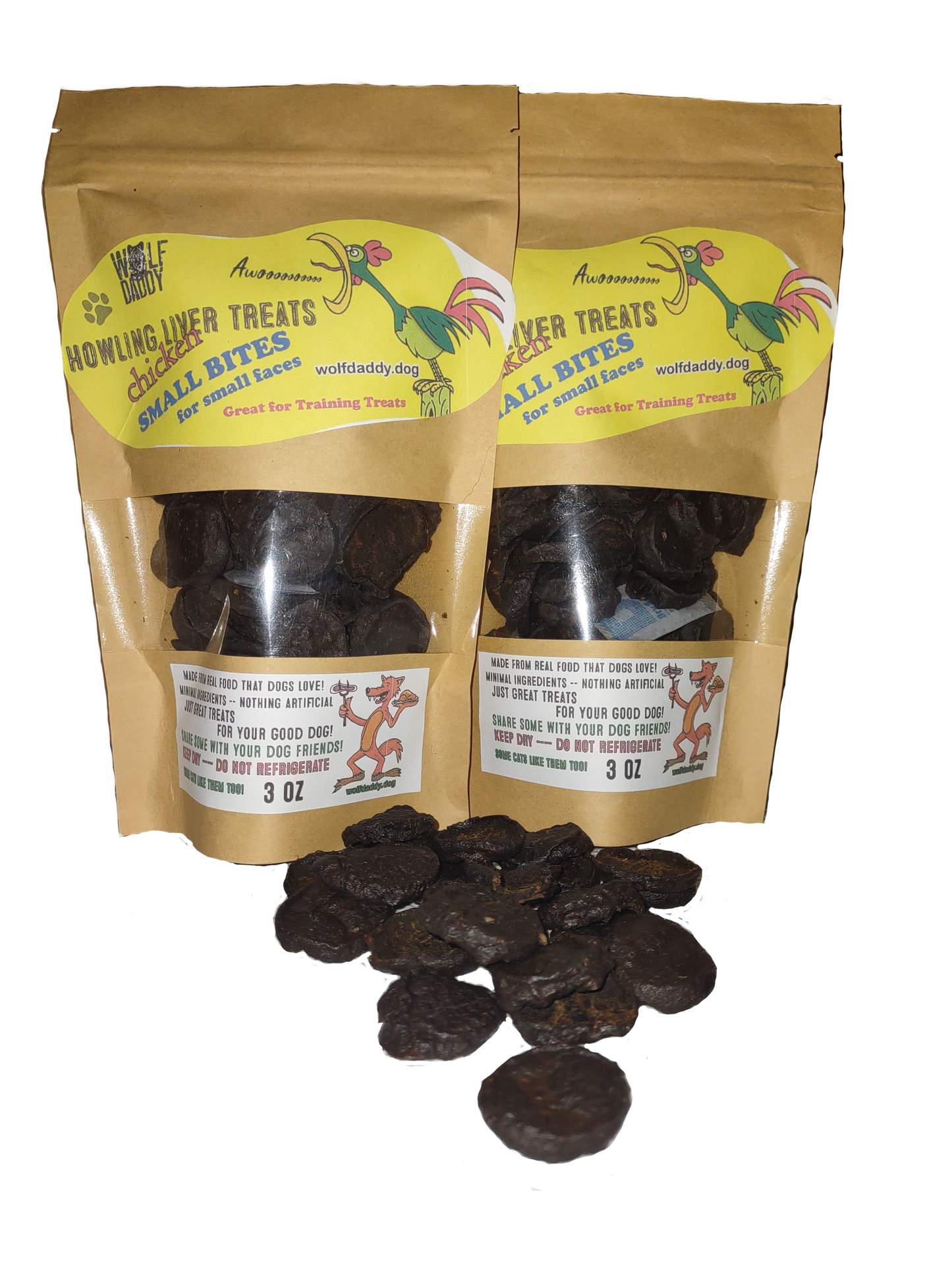Wolf Daddy's Howling Chicken Liver Small Bites COMBO