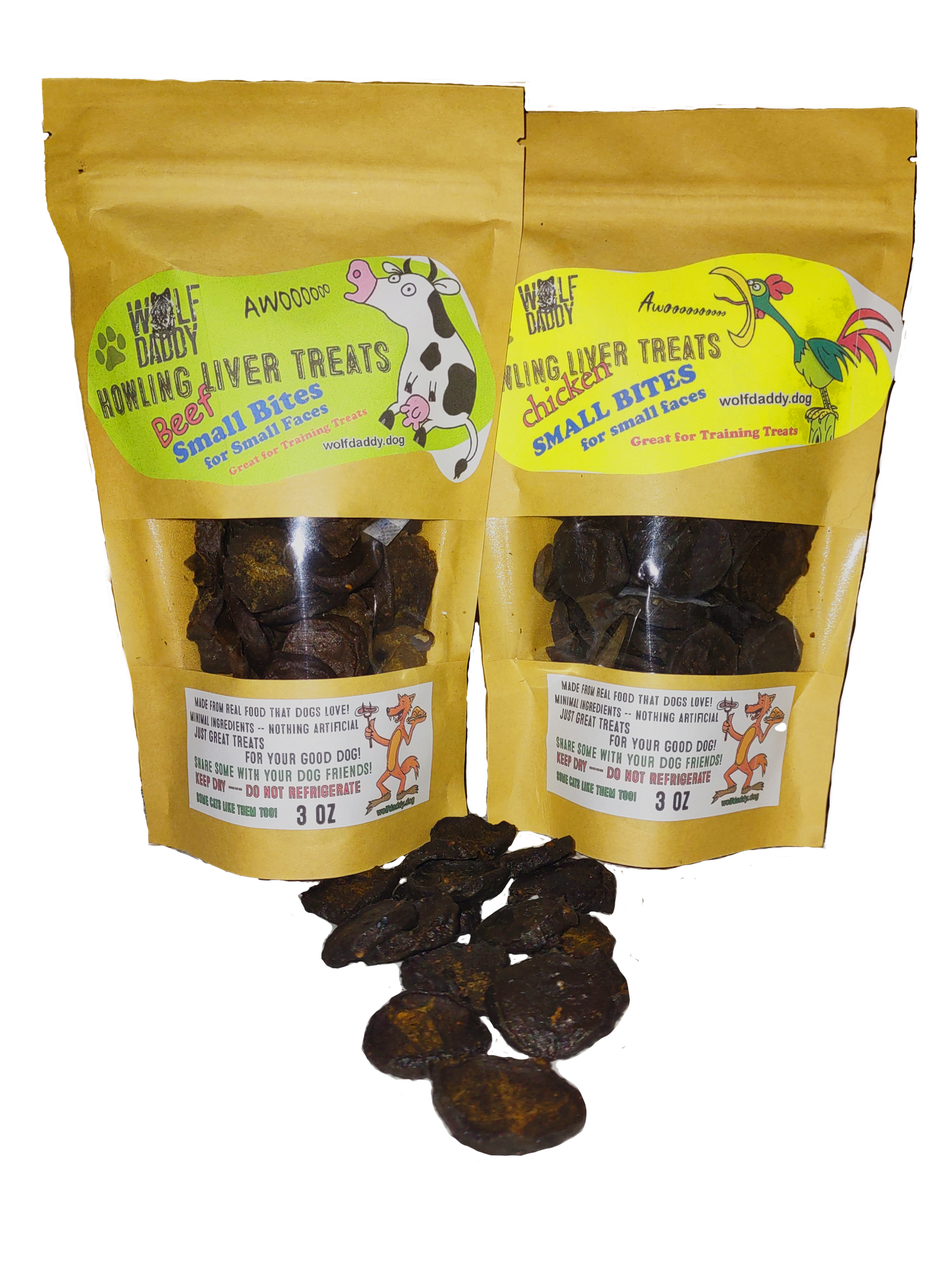 WOLF DADDY'S HOWLING CHICKEN AND BEEF SMALL BITES COMBO